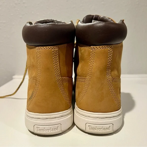 Timberland Women's Londyn 6" Boots Wheat Nubuck A1INF Size 7 With Box Leather - Picture 4 of 11